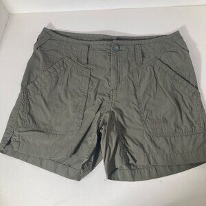 Womens The‎ North Face Nylon Hiking Shorts Green 4 Nylon